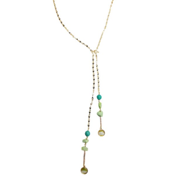 caribbean-co-collier-vert-rose-turquoise-or-sosol-and-sea