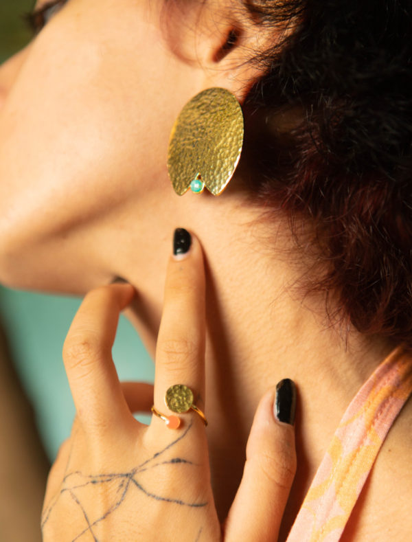 Bague Jungle corail – Image 2
