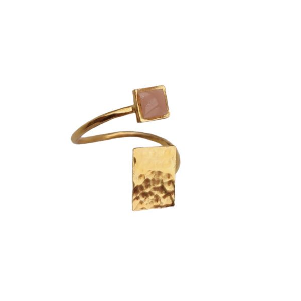 Bague Azores rose poudré