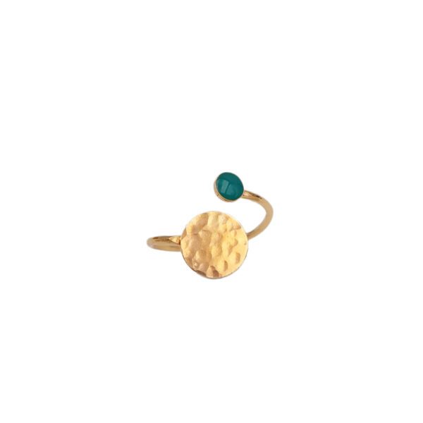 Bague Jungle turquoise lagon