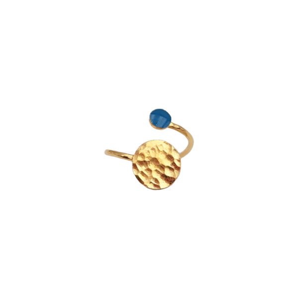 Bague Jungle bleue