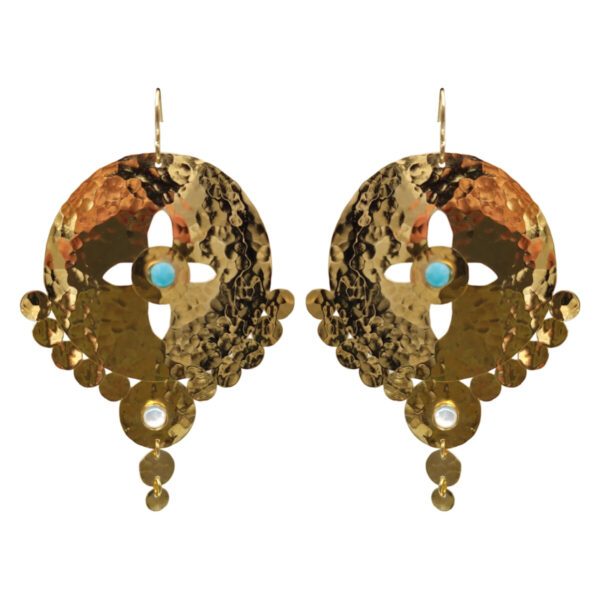 Boucles d'oreilles sages rondes