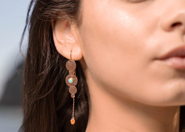 Boucles d'oreilles fines sages – Image 3