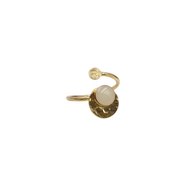 Fine bague Bizerte Crème