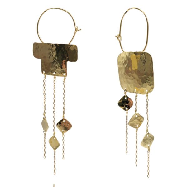 Boucles d'oreilles Carthage lumière