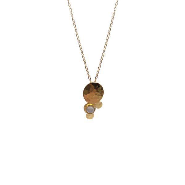 Collier Bulles Nacre blanche