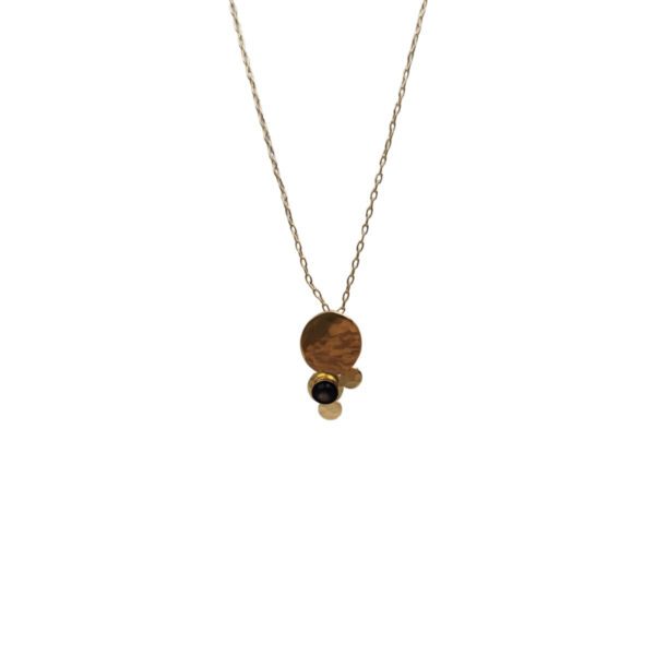 Collier Bulles Nacre noire