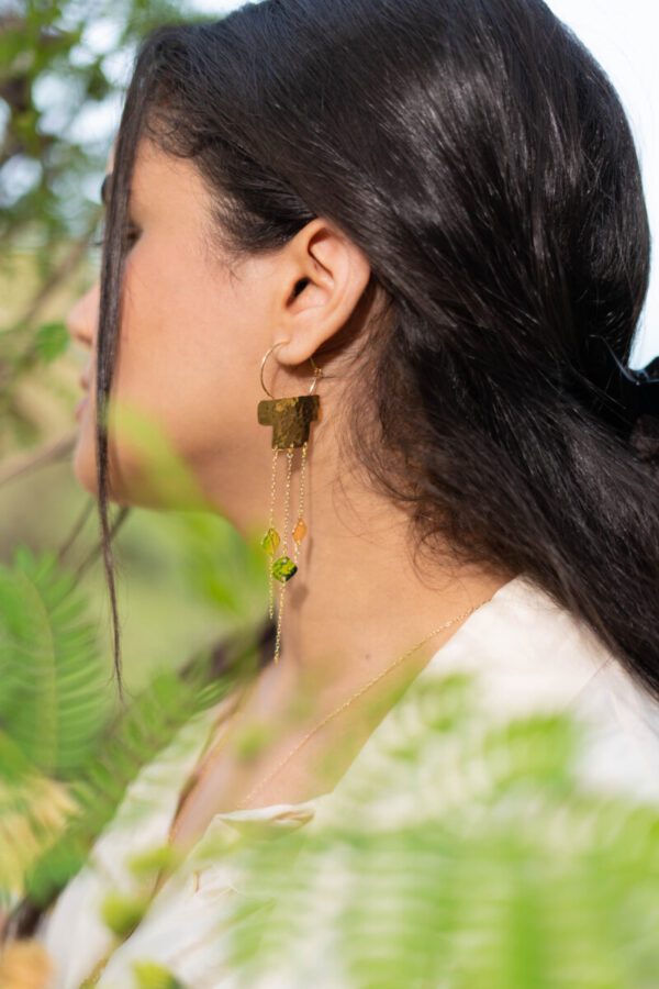 Boucles d'oreilles Carthage lumière – Image 2