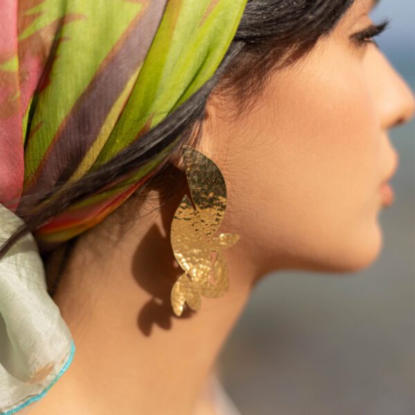 Grandes boucles d'oreilles Florence – Image 3