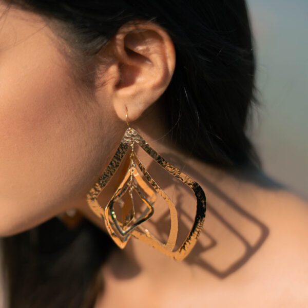 Boucles d'oreilles psychadéliques Bizerte – Image 6