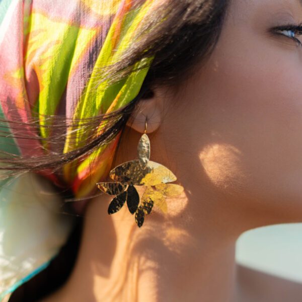 Boucles d'oreilles grande vasque Florence – Image 2