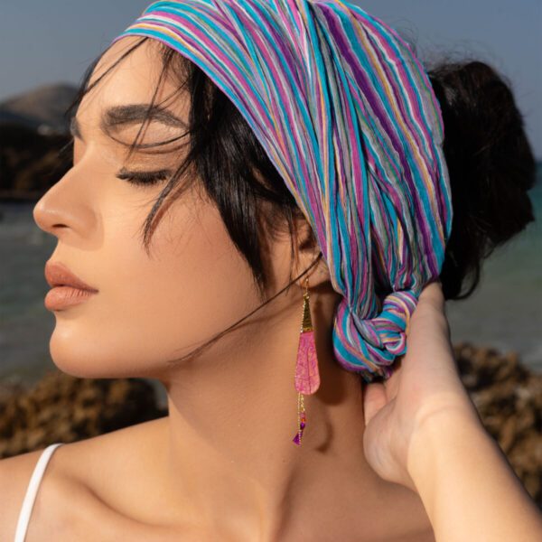 boucles d'oreilles Bohemian Sienne – Image 2