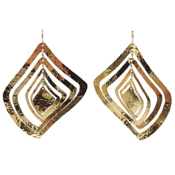 Boucles d'oreilles psychadéliques Bizerte