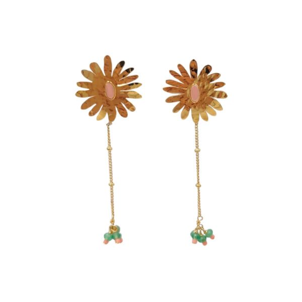 boucles d'oreilles végétales Cala Martina