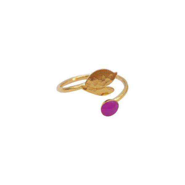 Bague réglable fuchsia Florence