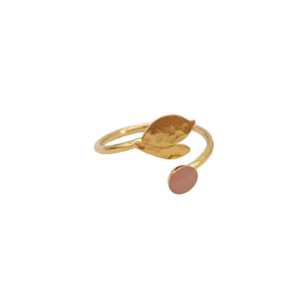 Bague réglable rose poudre Florence