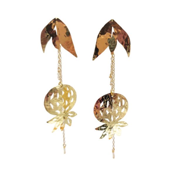 Boucles d'oreilles florales Kelibia