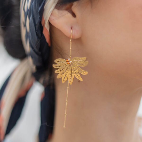 Boucles d'oreilles végétales Maddalena – Image 2