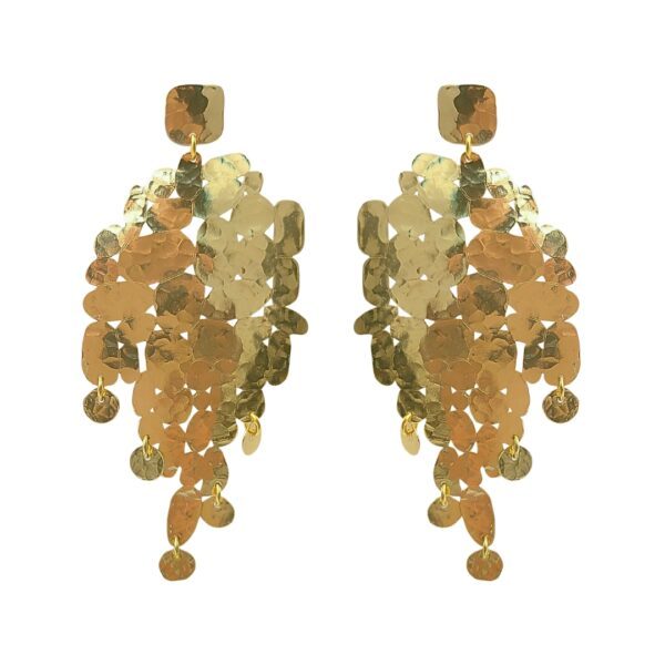 Grandes boucles d'oreilles galets Cala Moro
