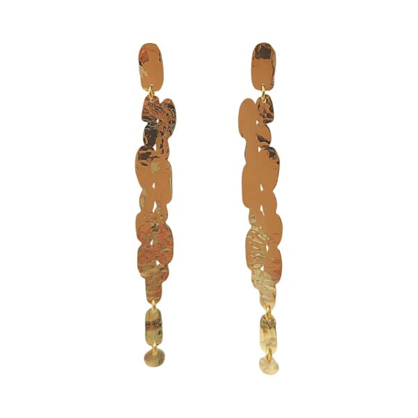 Grandes boucles d'oreilles pluie de galets Cala Moro