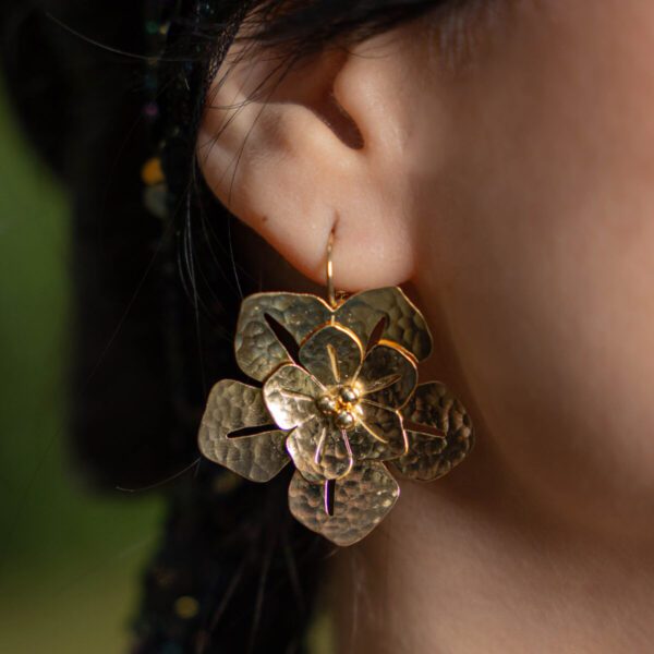 Boucles d'oreilles florales La Pelosa – Image 2