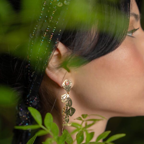 Boucles d'oreilles géométrie organique La Pelosa – Image 2