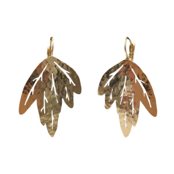 Boucles d'oreilles feuillage Maddalena